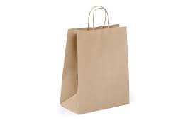Medium Shopper Brown Bag + Paper H 100's