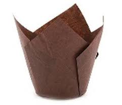 Muffin Cup Tulip 175mm Brown 200's