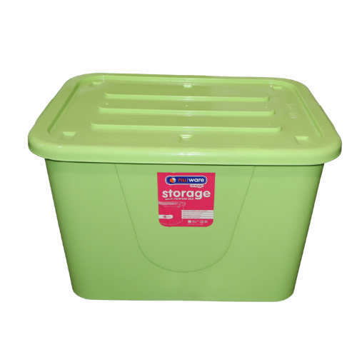 Storage Box Lock Lid&Wheels