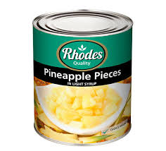 Pineapple Pieces in Syrup 3kg