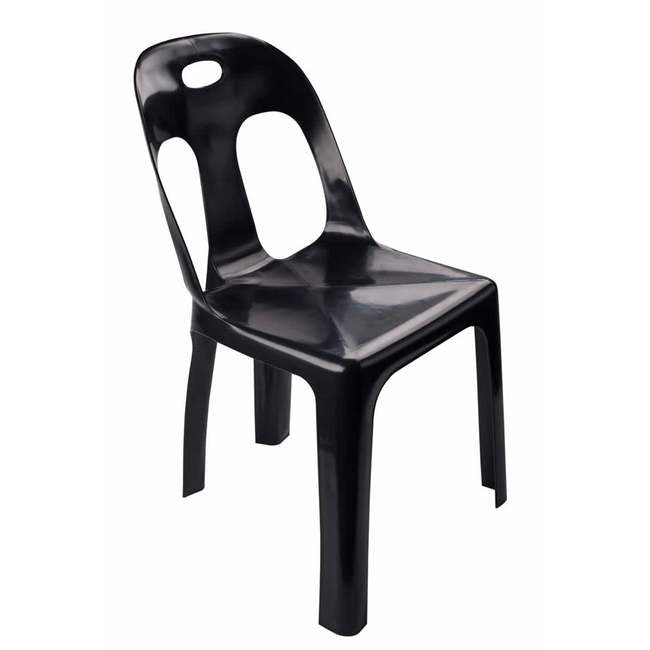 Plastic Catering Chair Black