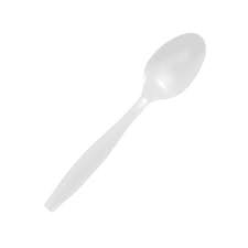 Plastic Dessert Spoons Pre Pack 25's