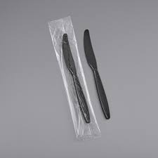 Plastic Knifes 250's Black