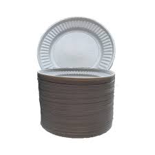 Plates Plastic 100's Plain (PP)