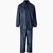 Rain Suit Rubberised H/Duty Navy