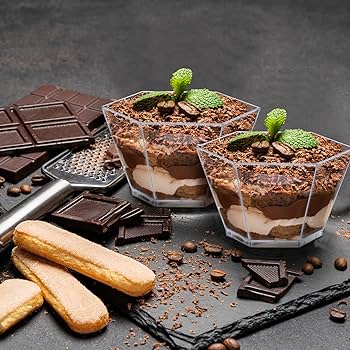 Dessert Cup Fluted + Spoons 10's