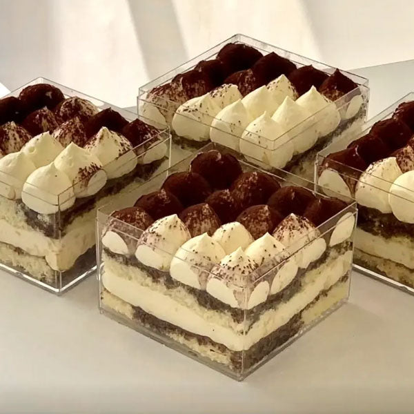 Dessert Cup Fluted + Spoons 10's