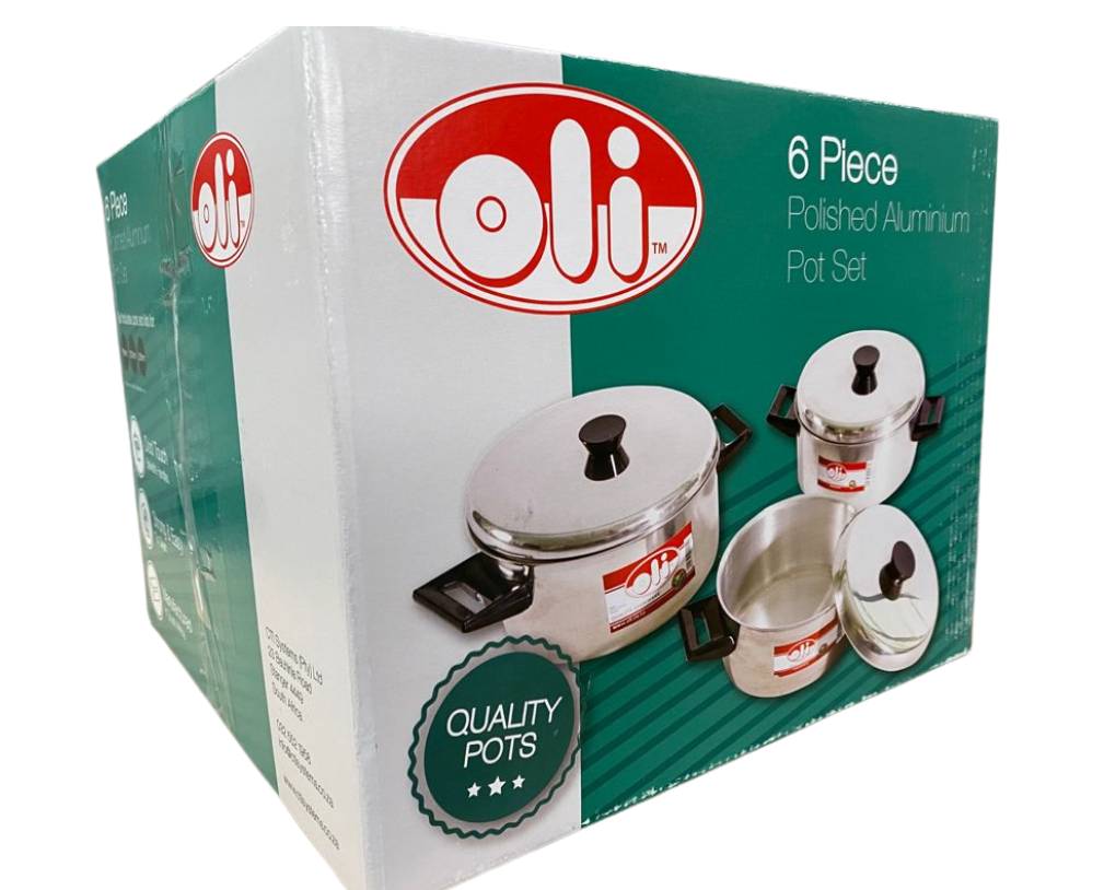 Stew Pan Set Polished 6Pc