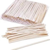 Stirrer Sticks Wooden (178x5x1mm) 100's