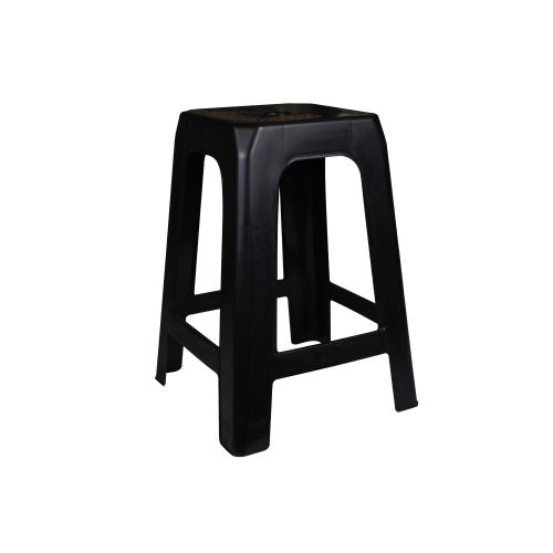 Stool Plastic Black