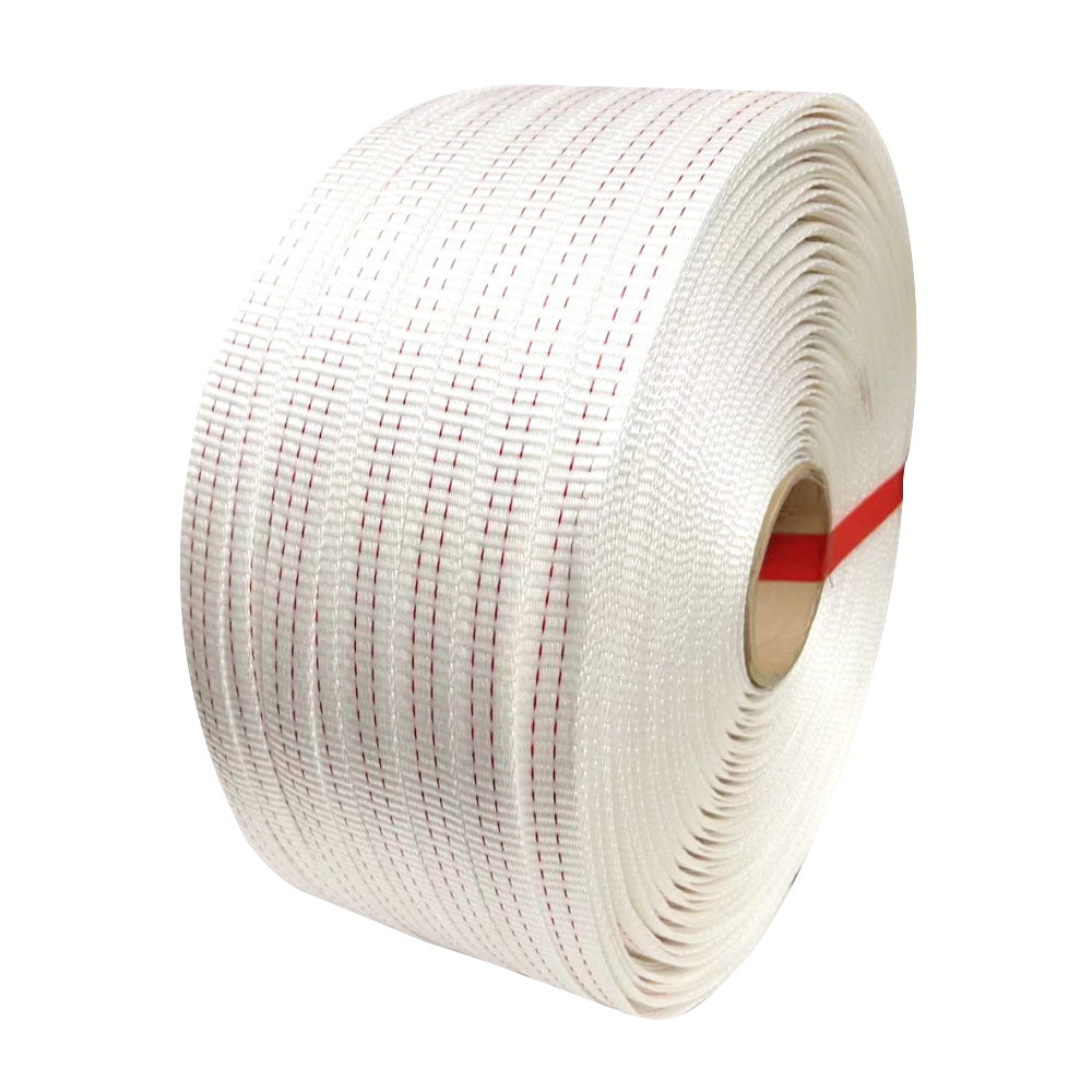 Strapping 19mm x 500m Woven 1 Red Line