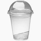 Straw Lid Cup 250ml 100's