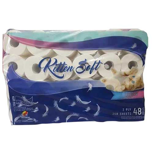 Toilet Paper Virgin 2 ply (48’s) Kitten soft
