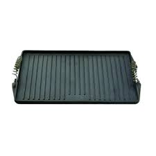 Cast Iron Griddle 40x23.8cm Ribbed
