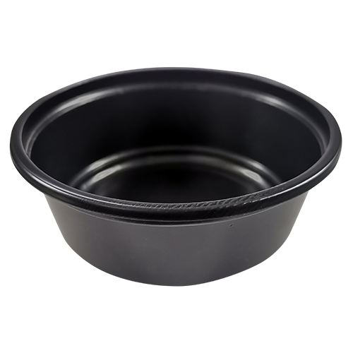 Black Plastic Tub 170ml/250ML/350ML/500ML