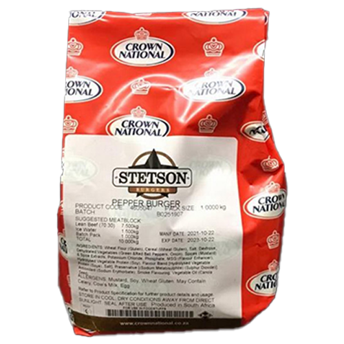 Crown spice Stetson Pepper Burger 1kg