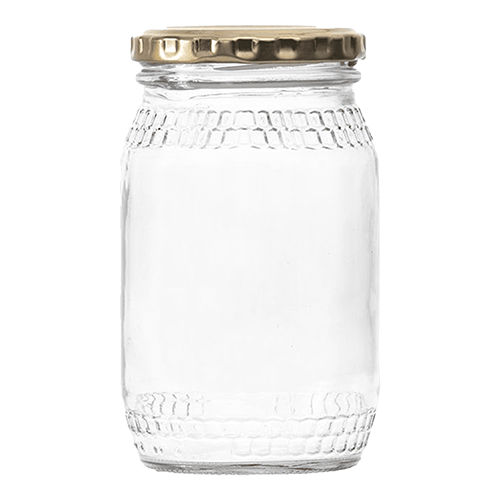Consol Jar 352ml Round  + Cap (Honey)