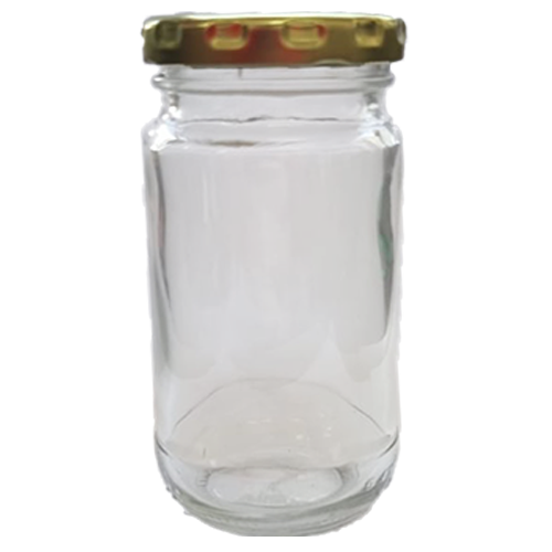 Consol Jar 125ml Round+- Cap (Sheer)