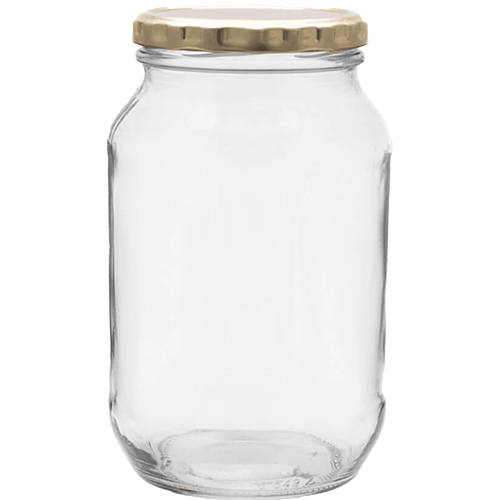 Consol Jar 1L Round +  Cap (Catering)