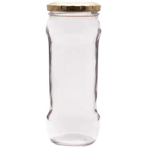 Consol Jar 375ml Round +  Cap (Asparagus)