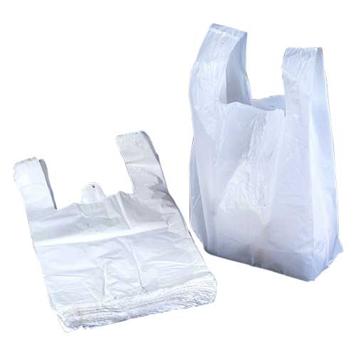 24L White Carry Bags
