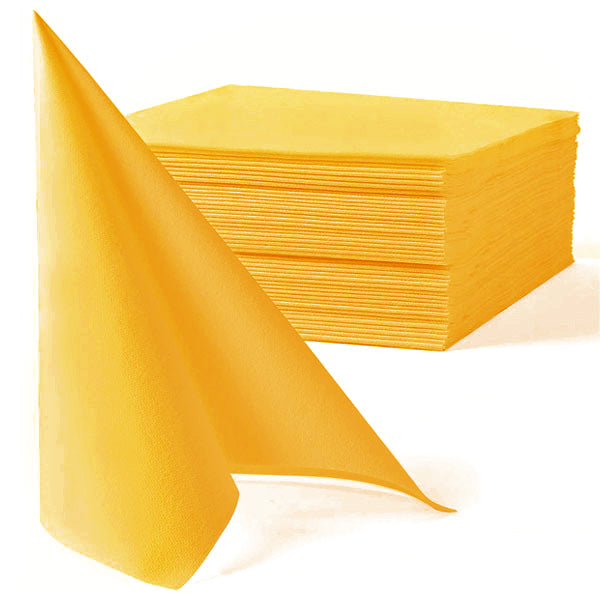 Serviettes 1ply 1000's Yellow
