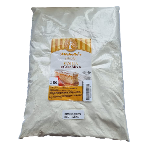 Vanilla Cake Mix 1kg Michelle's