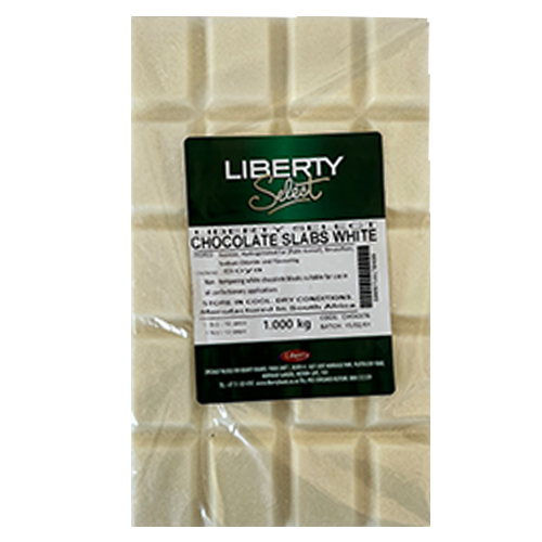 White Chocolate Slab 1kg Liberty